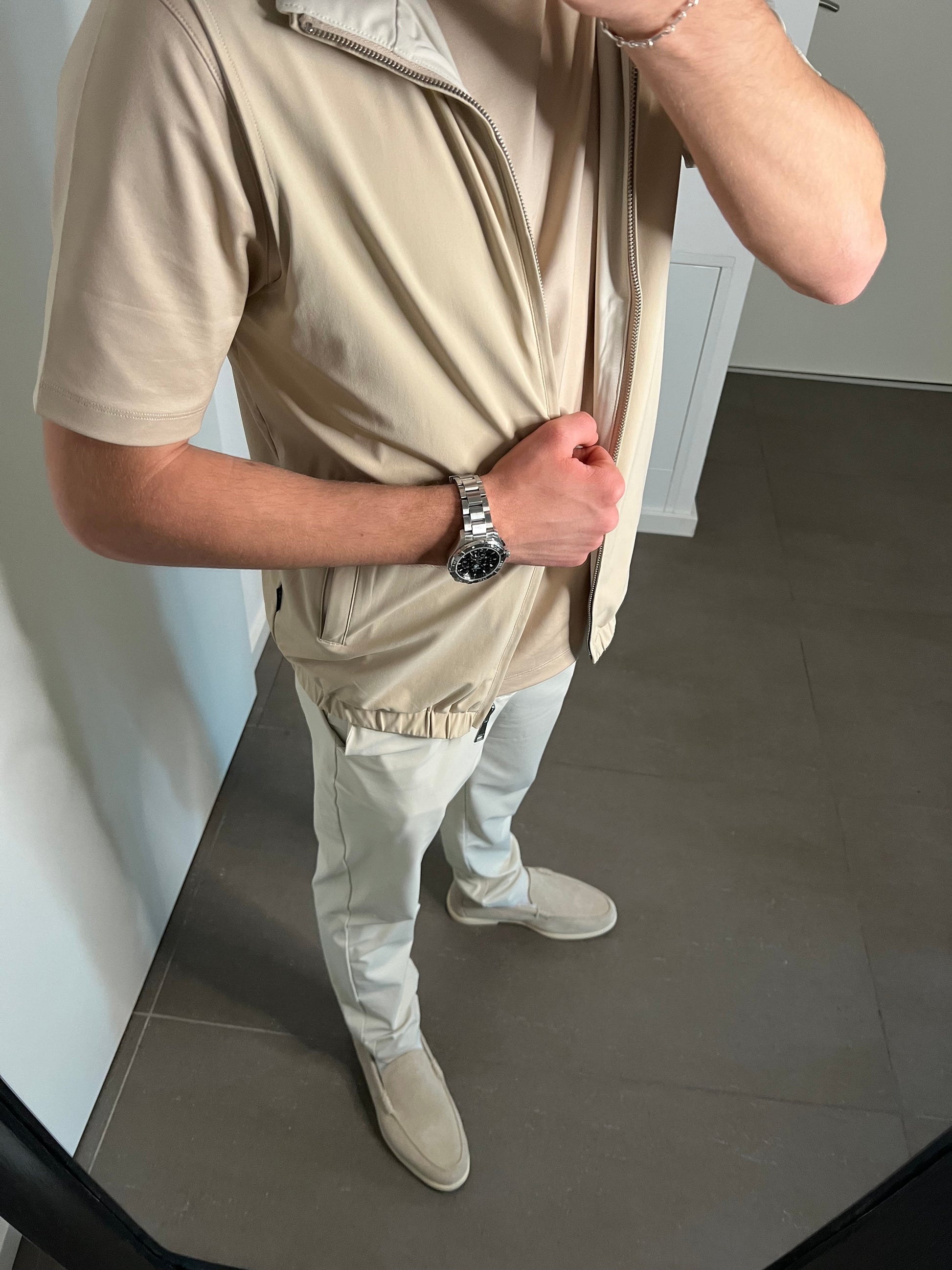 Reversible Gillet Kith/Beige